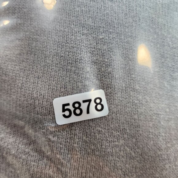 Men's Gray Calvin Klein Jeans Sweatshirt Ribbed Cotton Half-Zip Long Sleeve XL - Picture 12 of 12